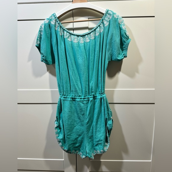 Spell & The Gypsy Santorini Embroidered Romper S - Picture 8 of 16